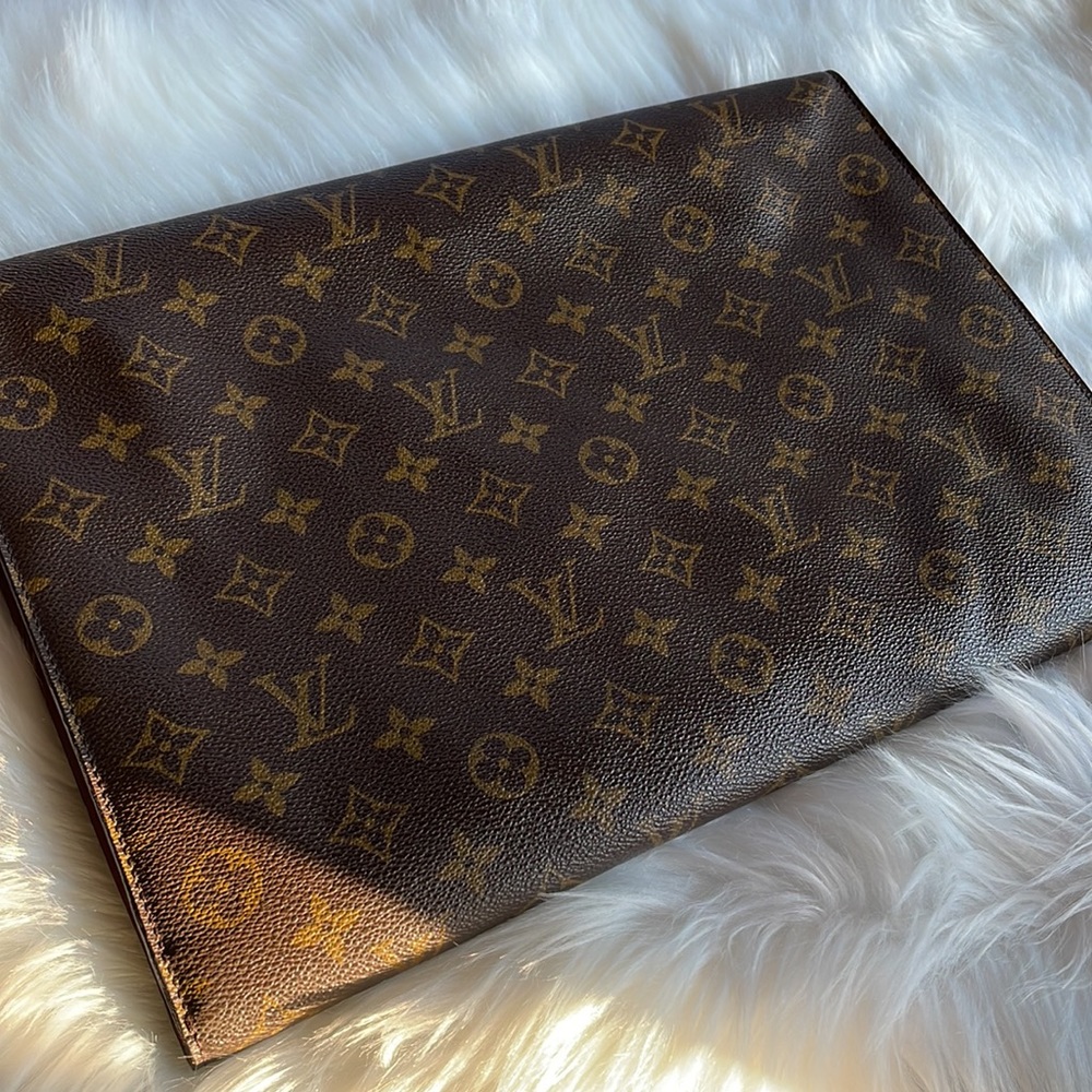 Louis Vuitton monogram Porte envelope clutch turned shoulder bag - Picture 15 of 16
